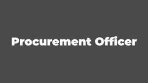 Job Description For Procurement Officer